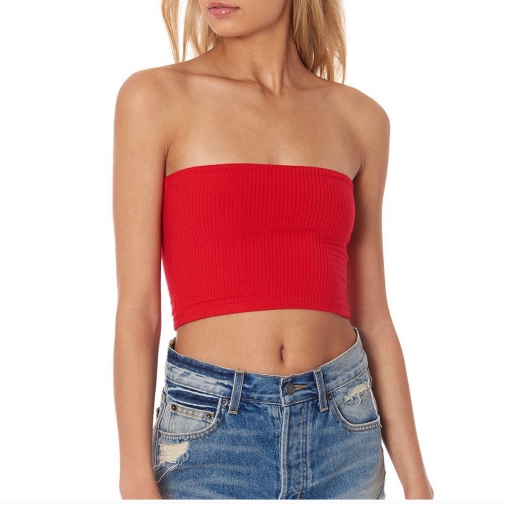RED TUBE TOP
